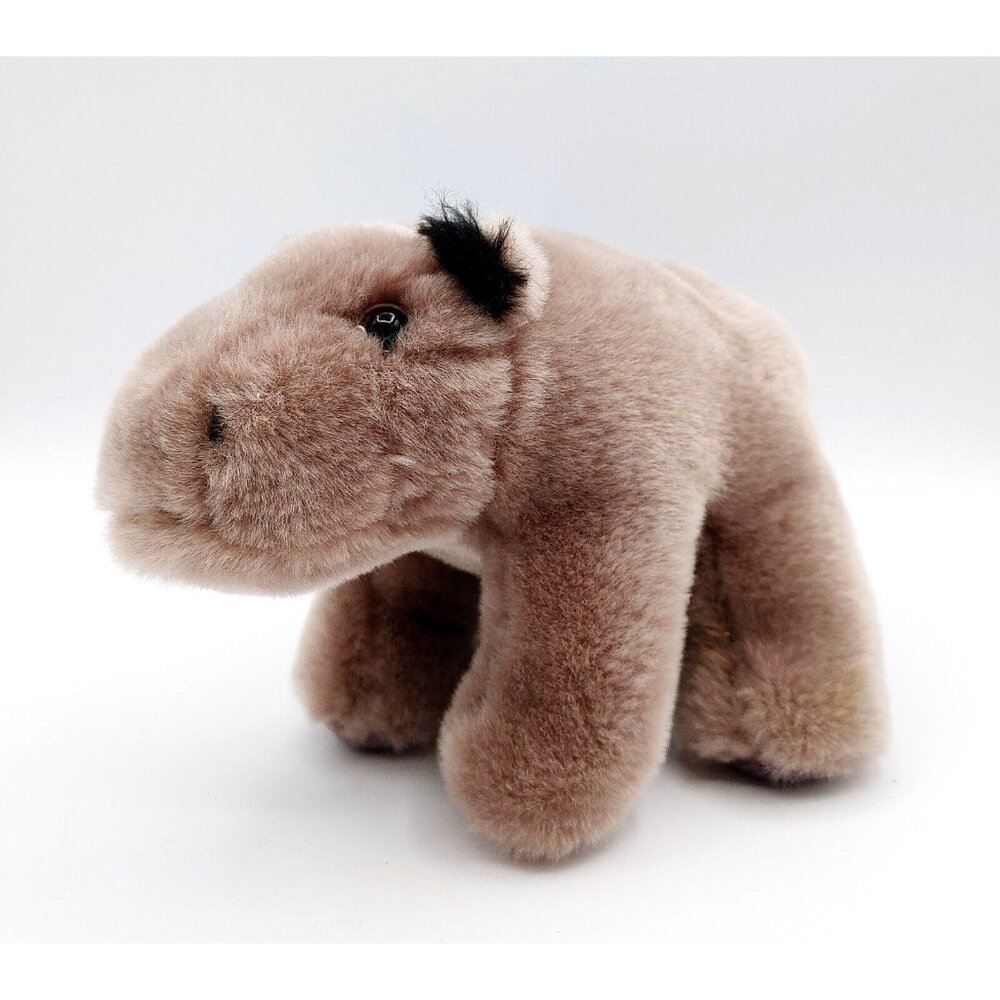 Telus Plush Hippo K&M Wild Republic Plush 7" Gray Stuffed Animal